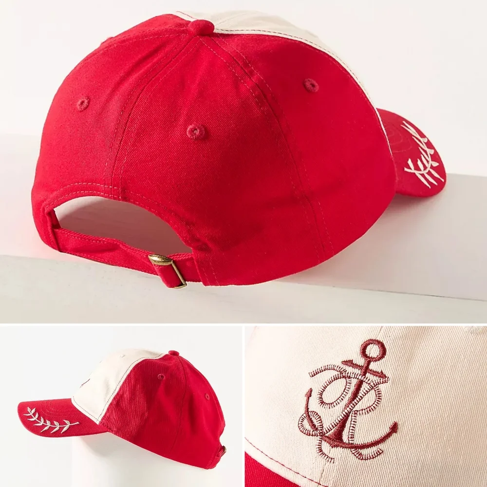 NWT, Anthropologie, Coney Island Picnic Nautical Monogram 